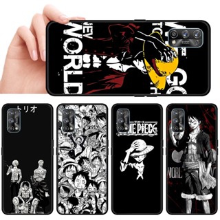 เคสโทรศัพท์มือถือ ลายการ์ตูนลูฟี่ One Piece สีดํา สําหรับ OPPO F19 Pro F19 Pro Plus 5G R9 F1 Plus R9S A16 A16S 2021 A96 4G