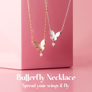 Butterfly Necklace สร้อยคอเงินแท้ S925