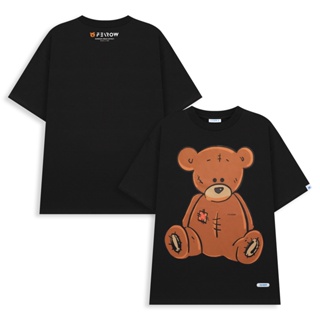 Fearow Teddy Bear / Black T-Shirt - FW168_02