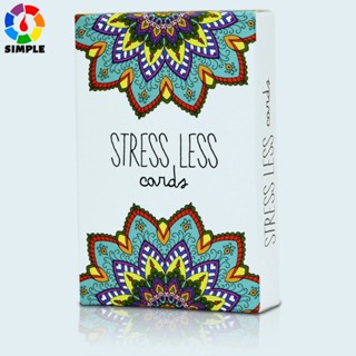 Stress Less Cards - 50 Mindfulness &amp; Meditation Exercises - Helps Relieve Stress and Anxiety