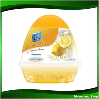 เจลปรับอากาศ อโรมา กลิ่นเลมอนโซดา Air Freshener Gel, Aroma, Lemon Soda Scent 200 กรัม (แพ็ค3ชิ้น) เดลี่เฟรช Daily Fresh