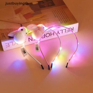 [JBTH] ที่คาดผมเรืองแสง LED รูปกระต่าย สําหรับตกแต่งปาร์ตี้ [JB]