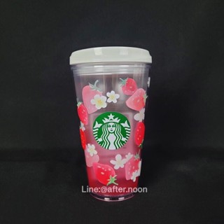 🎈 [พร้อมส่ง] แก้วTumblerสตอเบอรี่  Sweet Valentine 2023 collection / Starbucks แท้💯‼️