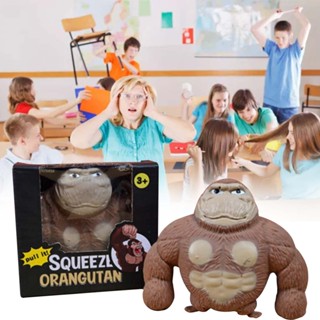 Gorilla squishy toys slow rising TPR Silicone Toys stress ball fidget toy Ultralight Decompression Toy Funny Squeezing Toy