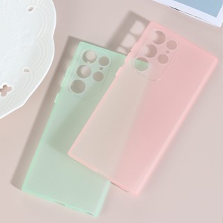 【คลังสินค้า】สําหรับ สําหรับ Vivo V23 V23E 5G V21E 4G V21 V20Pro V23Pro เคสมือถือ Soft TPU Case เคสป้องกัน นิ่ม แบบใส บางพิเศษ เนื้อแมตต์ กันตก สีพื้น เปลือกขัด