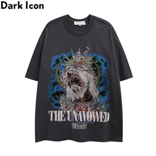 () Cotton Icon Printed T-Shirt Summer Fashion Street Style For Men_04