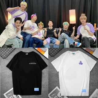  ใหม่เอี่ยมเสื้อยืดแขนสั้นคอกลมผ้าคอตตอนสำหรับทุกเพศ,พิมพ์ลายเคป็อป Bangtan Boys Bts Sowoozoo สำหรับฤดูร้อนสีดำ/ สี