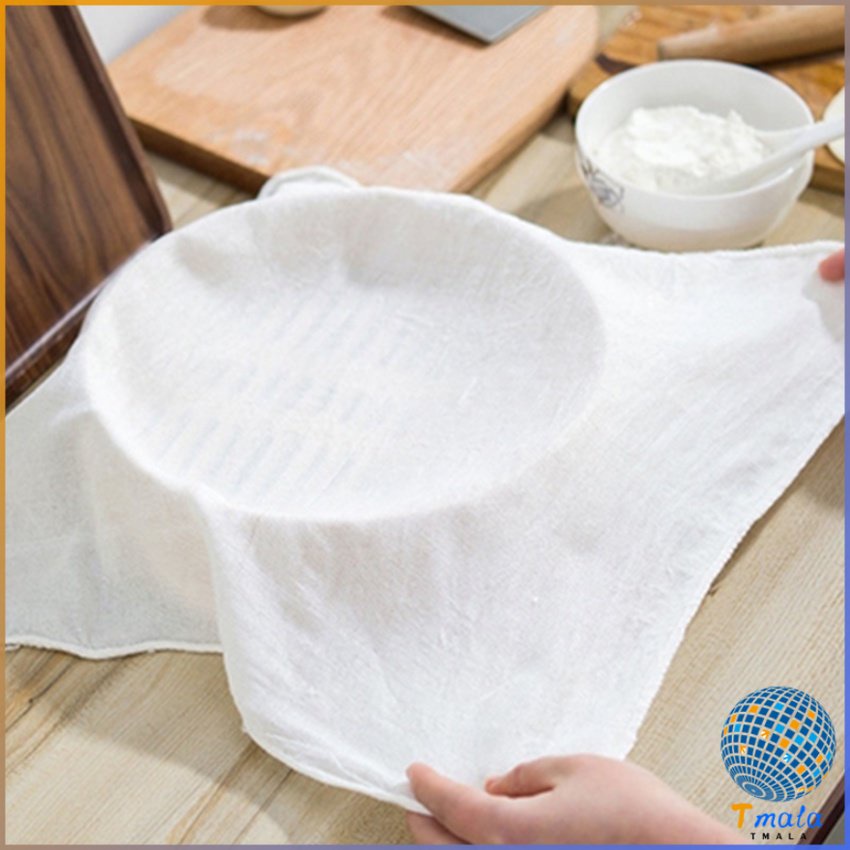 Tmala ผ้าขาวบาง(เล็ก) สำหรับนึ่งอาหาร สามารถซักแล้วนำกลับมาใช้ใหม่ได้ Steamer mat