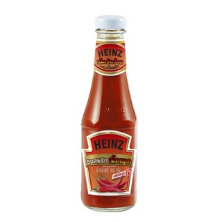 ไฮนซ์ซอสพริกเผ็ดมาก+วิตามินเอ SAUCE(HOT)PLUS 300ก.HEINZ CHILLIVITAMIN A 300GM.