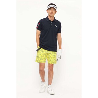 เสื้อโปโลแขนสั้น พิมพ์ลาย Pearly GATES Golf PG สําหรับผู้ชาย