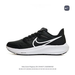 Nike Pegasus 39 Running Shoe AIR ZOOM PEGASUS Air Cushion Breathable Sneakers black white36-46