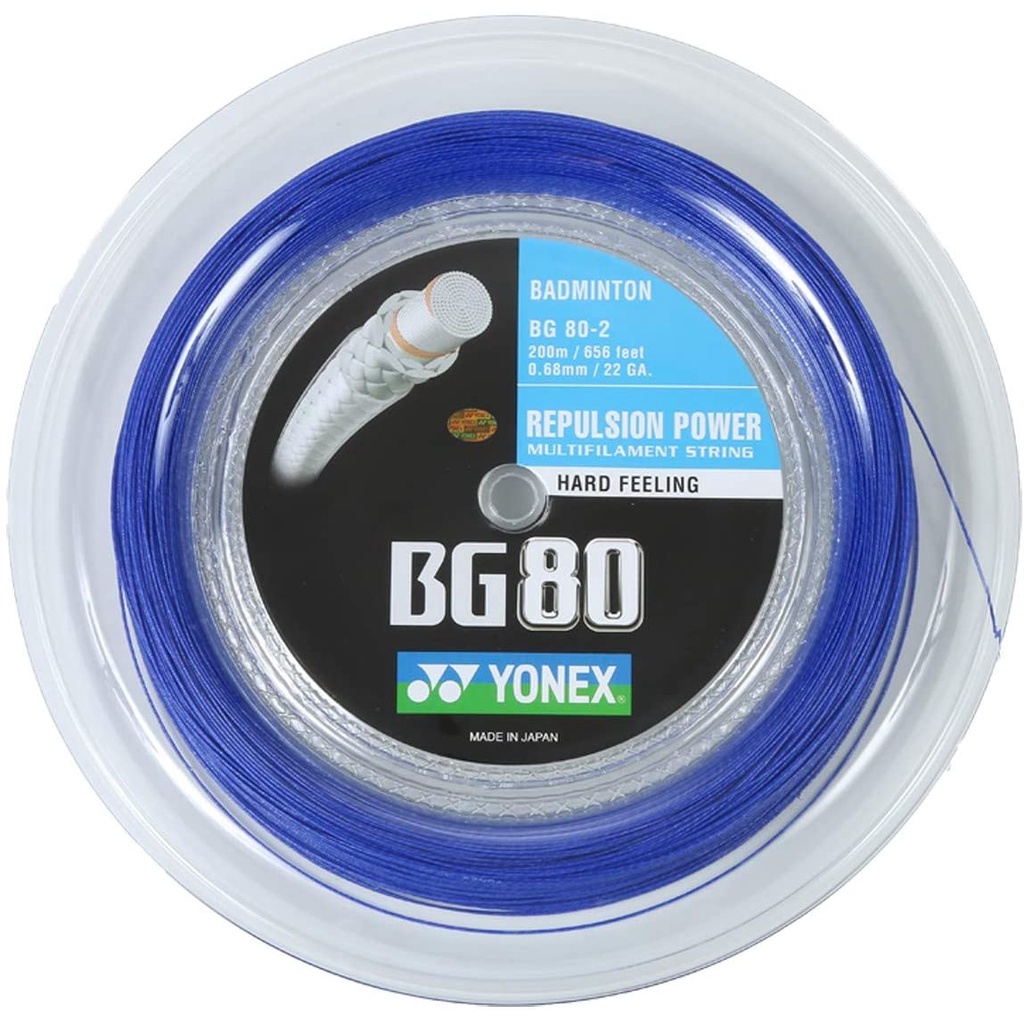 Yonex สายแบดมินตัน BG80 200M REEL Badminton STRING Super Economical ทนทาน BG60 BG95...