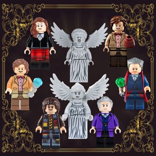 ของเล่นบล็อกตัวต่อ รูปภาพยนตร์ Doctor Who Clara Oswald Weeping Angel Birthday DIY เพื่อการเรียนรู้ สําหรับเด็ก