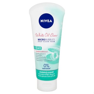 OIL นีเวียซุปเปอร์ออยล์คอนโทรลโฟม SUPER 100กรัมผลิตภัณฑ์ดูแลผิวหน้าNIVEA CONTROL FOAM 100G