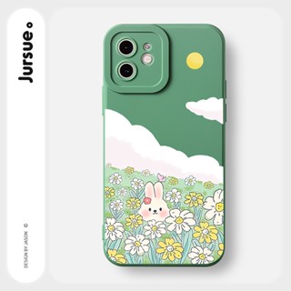 JURSUE เคสไอโฟน เคสซิลิโคนนุ่มกันกระแทกการ์ตูนน่ารักตลก เคสโทรศัพท์ Compatible for iPhone 14 13 12 11 Pro Max SE 2020 X XR XS 8 7 6 6S Plus พลัส Y2914