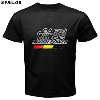 New MUGEN POWER JAZZ ปรับ Racinger รถโลโก้ชายเสื้อยืดสีดำขนาด S ถึง3XL ตลก T เสื้อผู้ชายผ้าฝ้าย Tshirt ฤดูร้อนS-5XL