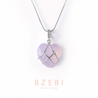 BZEBI สร้อยคอ Barbie หัวใจ สแตนเลส สร้อยเจ้าหญิง ผู้หญิง necklace แฟชั่น ทอง 18k เครื่องประดับ ไม่ลอกไม่ดํา สําหรับผู้หญิง 720n