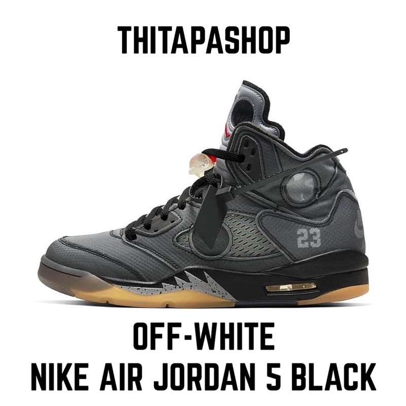 OFF-WHITE X NIKE AIR JORDAN 5 BLACK