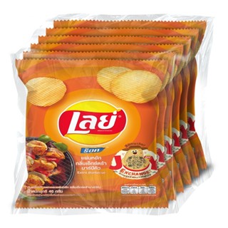 เลย์ร็อครสบาร์บีคิว LAYS 42 กรัมX6ROCK BBQ 42G.X6