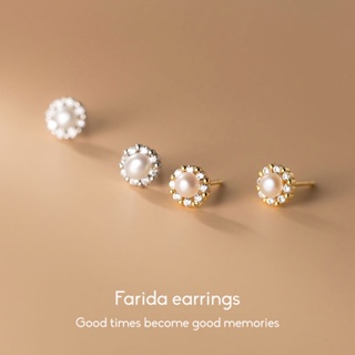 Farida Earrings ต่างหูเงินแท้ S925