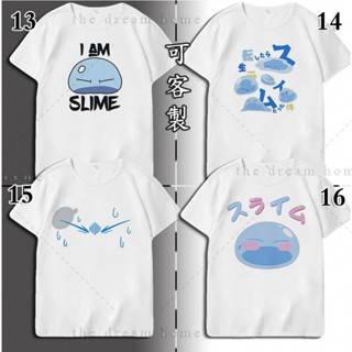 Ⓕ That Time I Got Reincarnated as a Slime T shirt  Printed Cartoon Tee  Family T-shirt  Mommy/daddy_01