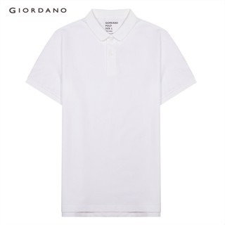 GIORDANO เสื้อโปโลผู้ชาย Mens Tapered Polo 01012018