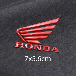 สติกเกอร์โลโก้พลาสติก 3D 3M สําหรับติดตกแต่งรถจักรยานยนต์ Honda Wings