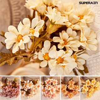 [superain] ช่อดอกเบญจมาศปลอม พลาสติก สีเขียว สําหรับตกแต่งบ้าน งานแต่งงาน