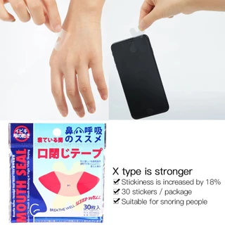 Kiprun เทปสติกเกอร์ ป้องกันการนอนกรน สําหรับเด็ก และผู้ใหญ่ 30 ชิ้น