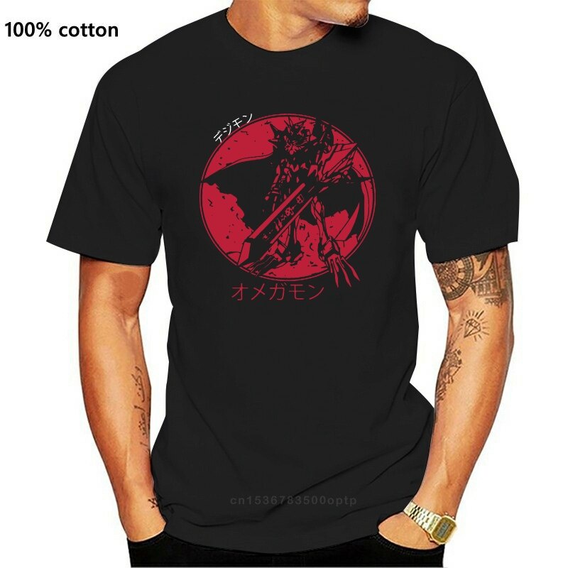 men t shirt Brand Omegamon X Seal. Digimon. T-Shirt Summer Short Sleeve T-Shirt plus size tee_09