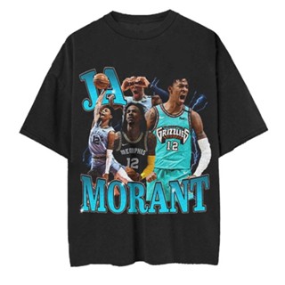 oversize T-shirt เสื้อยืดพรีเมี่ยม ลาย Nba Ja Morant Bootleg S-5XL