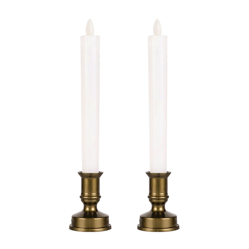 เชิงเทียน USB LED LUZINO รุ่น KB018-WH สีขาว