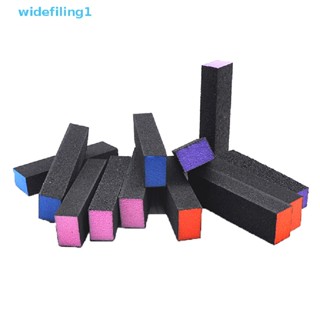 Widefiling1 บล็อกบัฟเฟอร์ขัดเล็บ สําหรับตกแต่งเล็บ 10 ชิ้น