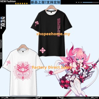 2022 New Anime Honkai Impact 3 Rozaliya·Olenyeva T Shirt Japanese Anime Mens Loose Womens Casual 3D Printing Shor_01