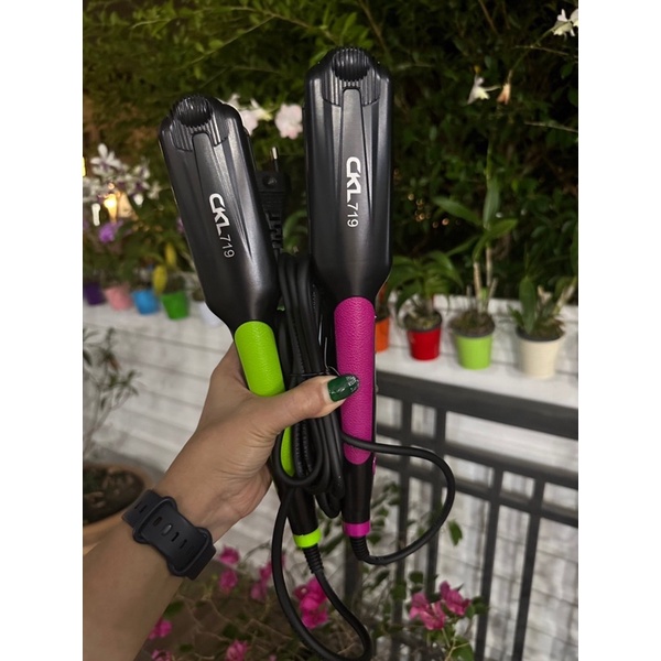 ((รุ่นใหม่ล่าสุด))เครื่องหนีบผม JMF ET-9924/CKL-719  ที่หนีบผม เครื่องรีดผม ที่ม้วนผม แกนม้วนผม หนีบ