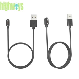 ♚พร้อมส่ง♚สายชาร์จแม่เหล็ก 5V 1A USB สําหรับ Haylou RS4 Plus [highways.th]