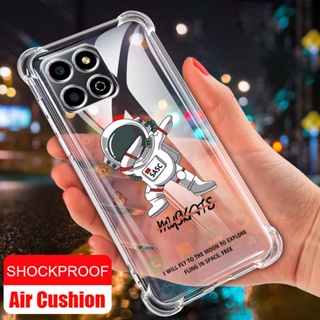 เคสซิลิโคนใส ลายนักบินอวกาศ NASA กันกระแทก สําหรับ Honor X8a 2023