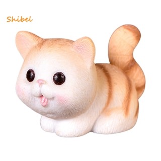Shibel ฟิกเกอร์แมวน่ารัก สําหรับตกแต่งเค้ก บอนไซ สวนขวด
