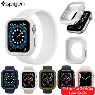 Spigen แข็งแรงทนทาน หุ้มเกราะป้องกัน TPU สําหรับ Apple Watch series 8 7 6 5 4 SE 41 มม. 45 มม. 44 มม. 40 มม.