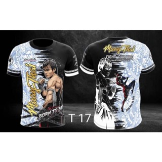 เสื้อกีฬาแขนสั้น ผ้าเจอร์ซีย์ ลาย Baju Jersey Muai Thai Dewasa Sublimation