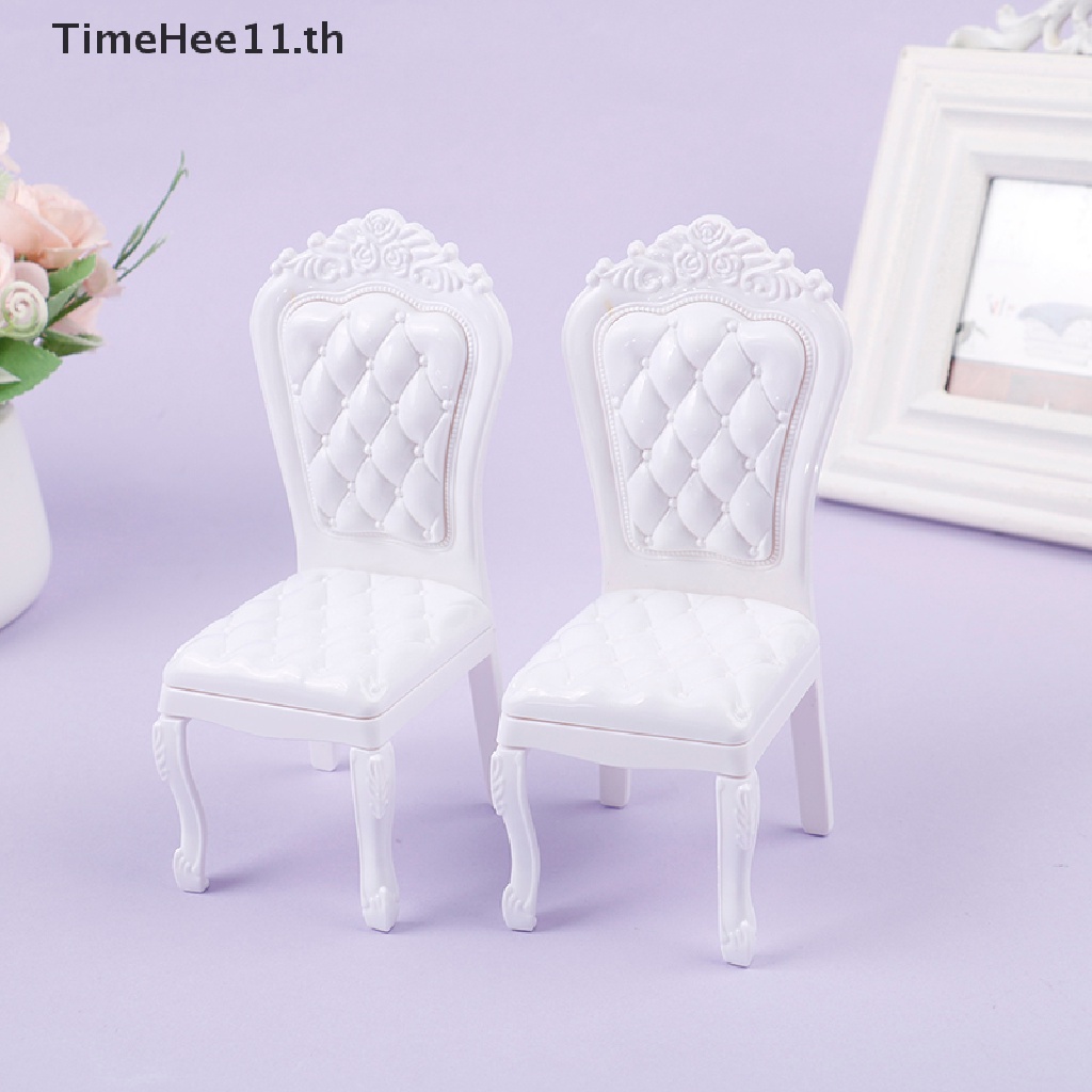 Timehee โต๊ะรับประทานอาหาร เก้าอี้คอมพิวเตอร์ เฟอร์นิเจอร์ 1:6 สําหรับบ้านตุ๊กตา สํานักงาน TH ราคา ถูกที่สุด ดีลบีเคเค แกลเลอรีภาพที่ 9