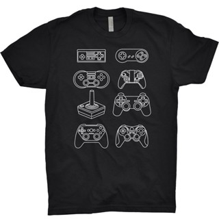 ♂☸﹍Controller T-Shirt For Nintendo Game Console 5 PS 5 Commodore Pegasus Zeldat shirt for men_12