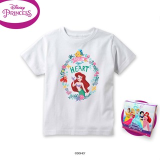 เสื้อยืด พิมพ์ลาย Disney Little Mermaid Ariel DPC276 สําหรับเด็ก