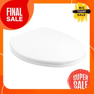 Oval Plastic Seat Cover Slow Close COTTO Model C91251 Size 36.5 x 47.5 x 6.5 cm. White