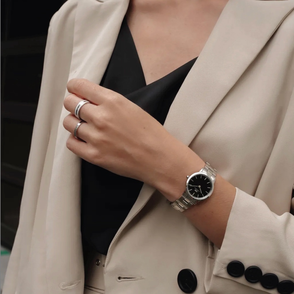Daniel Wellington خاتم Classic ‏50 مم — فضي — صورة 6
