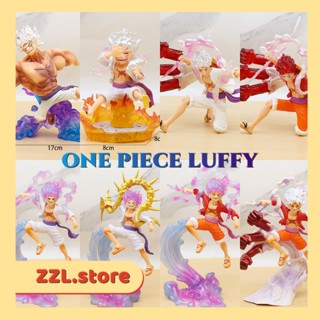 โมเดลฟิกเกอร์ PVC อนิเมะ One Piece Q Luffy Gear 5 Nika Luffy