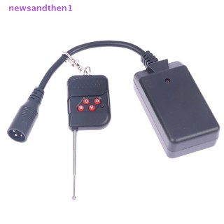 Newsandthen1 แบบพกพา 3 พิน XLR ไร้สาย รีโมตคอนโทรล ตัวรับสัญญาณ สําหรับเครื่องพ่นหมอกควัน Nice