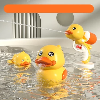 พร้อมส่ง ของเล่นอาบน้ำ ปั้นดอกทานตะวัน ลูกเป็ด/กบ การรดน้ำจะเบ่งบาน Bath Toys ของเล่นในห้องน้ำ