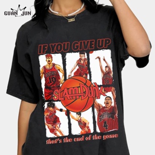 Men T-Shirts Sakuragi Slam Dunk Basketball Vintage Streetwear  Tees Short Sleeve Anime Manga  T Shirt Women Clothin_09