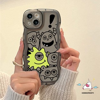 เคสโทรศัพท์มือถือ แบบนิ่ม ลายการ์ตูนมอนสเตอร์ สําหรับ Oppo A15 A5s A17 A95 A57 A17K A16 A54 A3s A5 A9 A78 A58 A7 A74 A12 A16s A96 A55 A76 A77 A16K A1k A77s A53 A52 Reno 8T 8 5F 7Z 6 เคสขอบ